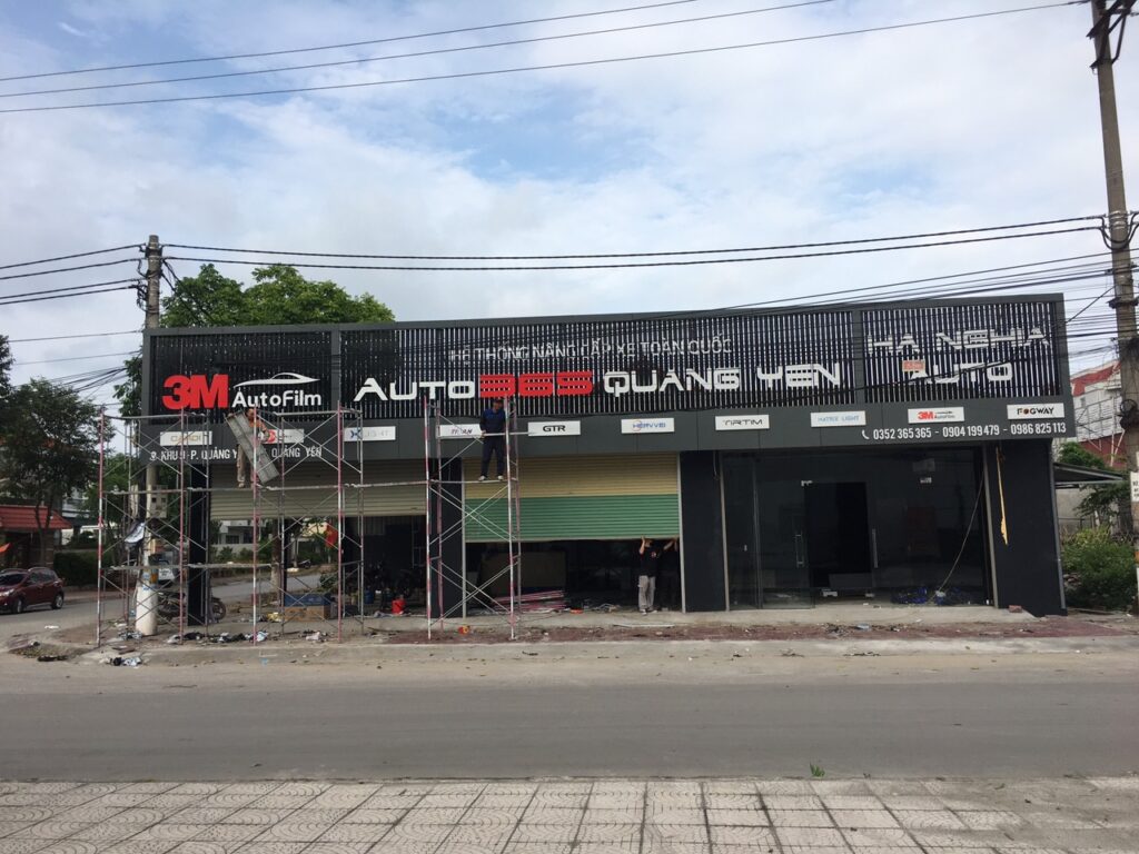 Gia công sản xuất các mặt dựng bằng Alumex